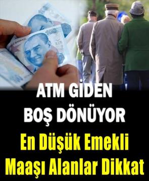 Emeklilere Maaş Süprizi