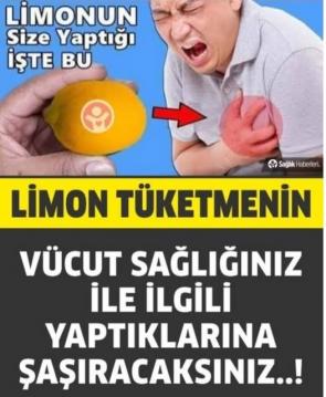 Limon tüketiminin