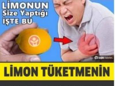 Limon tüketiminin