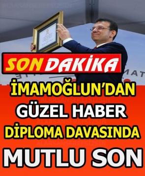 Diploma Davasında Mutlu Son
