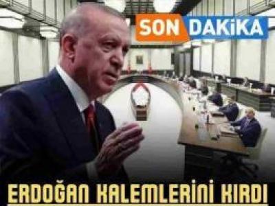 Cumhurbaşkanlığı tarafından alınan atama ve görevden alma kararı