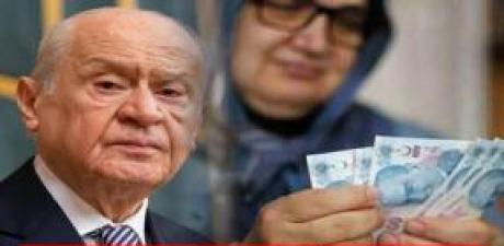 Bahçeli'den emeklilere görülmemiş destek