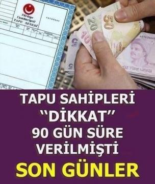 Tapu Sahibi Olan Herkesi İlgilendiriyor..