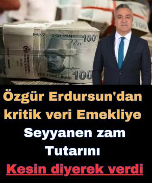 Özgür Erdursun rakamla açıkladı