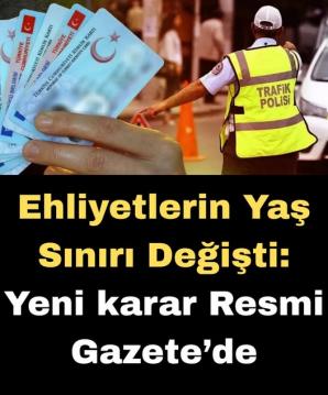 O Yaşın üstündekiler artık ehliyetsiz kaldılar