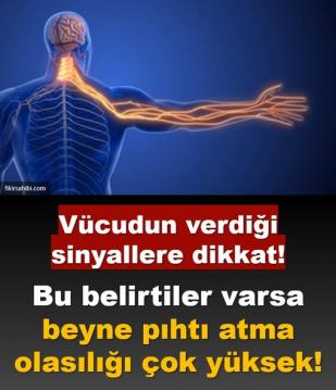 Vücudun verdiği sinyallere dikkat