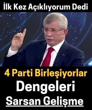 4 Parti birleşiyor