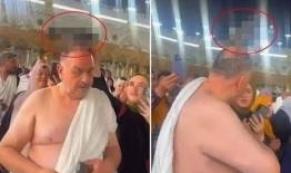 Görüntü Umreden! Bakışlar Olay Oldu