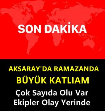 Aksaray'da Yaşandı