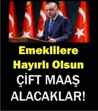 Emekliler amacıyla müjde geldi