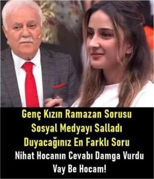 Programda sorduğu soru