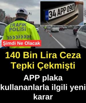 APP plaka kullananlar