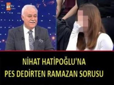 Ramazanda böyle bir soruda duyduk 