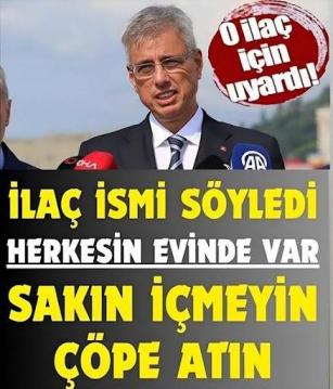 Sağlık Bakanlığı tarafından kamuoyuna duyurulan uyarı