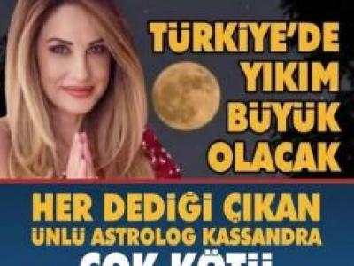 Ünlü Astrologtan Yeni Açıklama