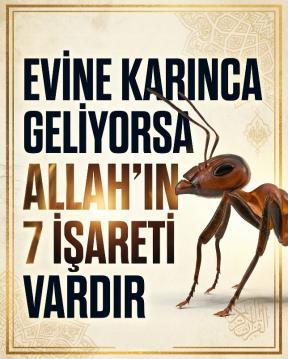 Eve Karınca Gelmesinin allahın 7 işareti nedir