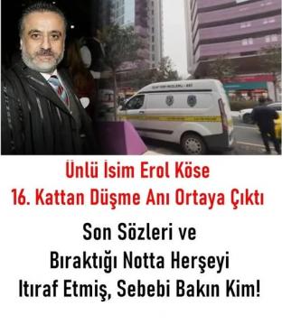 Erol Köse’nin düşme anı ortaya çıktı!