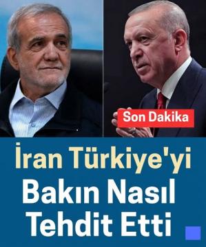 İran Türkiye'yi bakın nasıl tehdit etti!