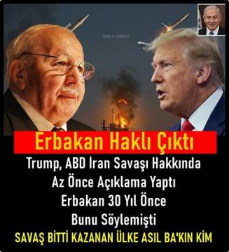Erbakan İran Açıklaması
