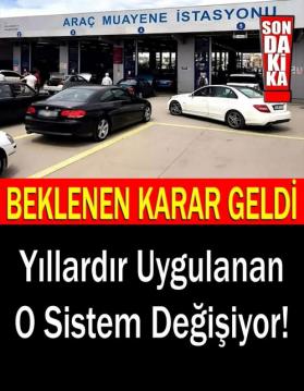 Muayene Sistemin de Yeni Düzenleme..