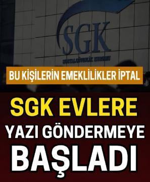 Kimlerin emekliliği iptal edildi