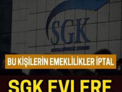 Kimlerin emekliliği iptal edildi