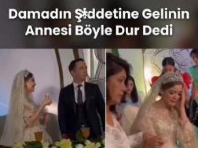 Düğünde dikkat çeken olay