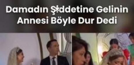 Düğünde dikkat çeken olay
