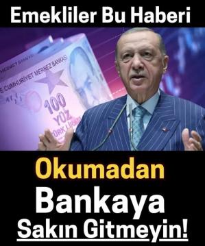 Emekliler bu haberi mutlaka