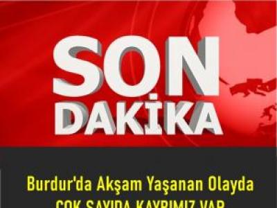 Burdur'da Yaşandı