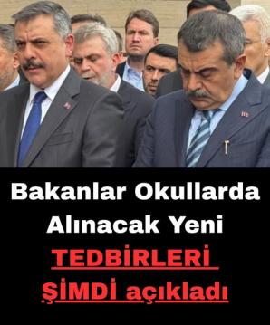 Okullara yeni önlemler