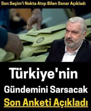 Son seçimleri bilen şirketten