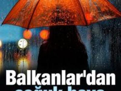 Balkanlar'dan soğuk hava dalgası