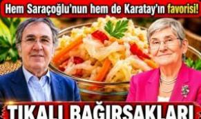 İbrahim Saraçoğlu ve Canan Karatay'ın favori sebzesi